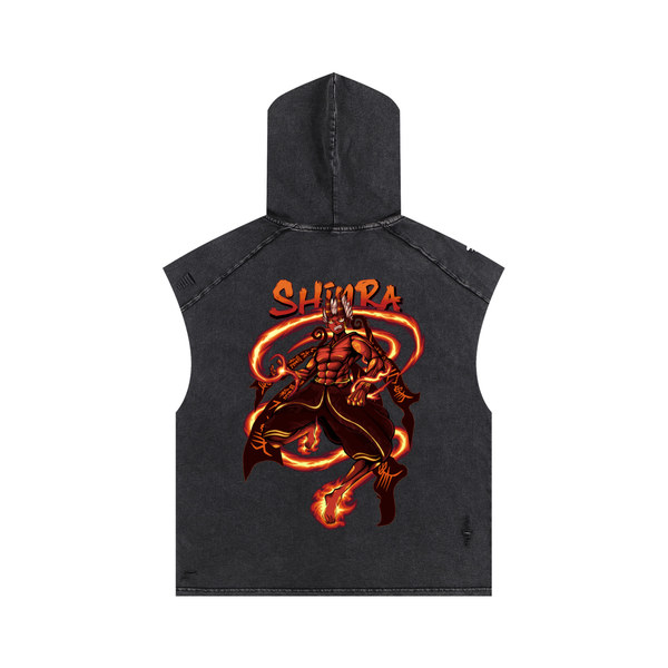 Fire Devil Hooded Tank Top