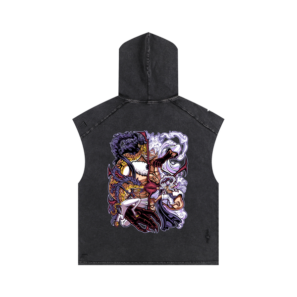 Lucci v Luffy Hooded Tank Top