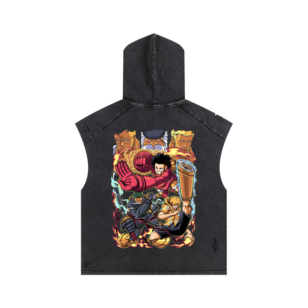 Monster Trio Hooded Tank Top